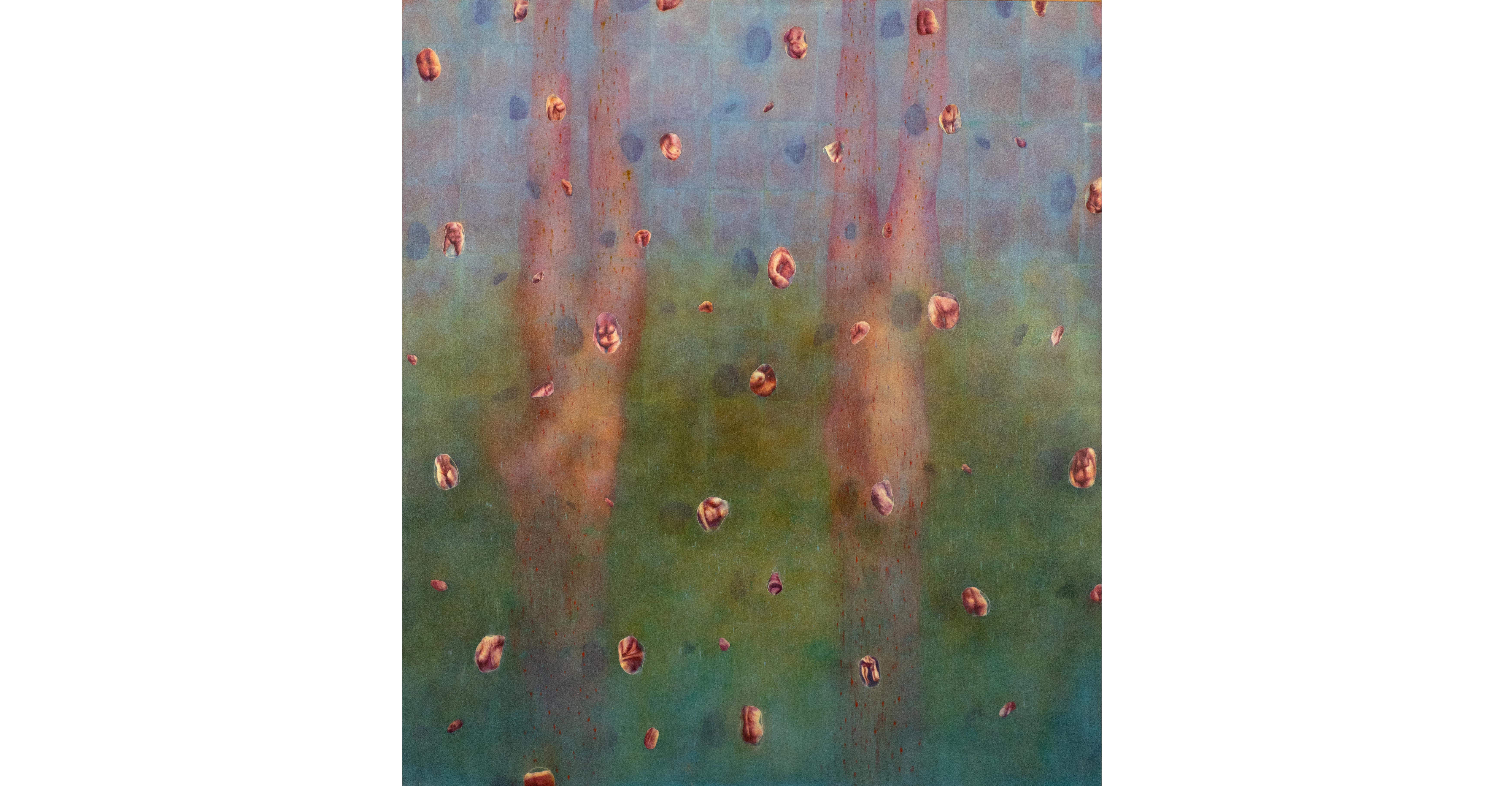 Infinite bodies, 2020, oil on canvas,180x160cm